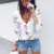 2018 Multicolore Col V Imprimé floral Tops Blouses Casual Shirts Nouvelles Femmes De Mode Vogue Manches Longues Boutons Dames Blouse 20
