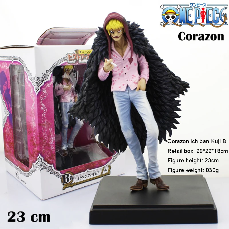 Free Shipping Cool 9 One Piece Anime Corazon Ichiban Kuji B Boxed 23cm Pvc Action Figure Model Collection Doll Toys Gift Aliexpress