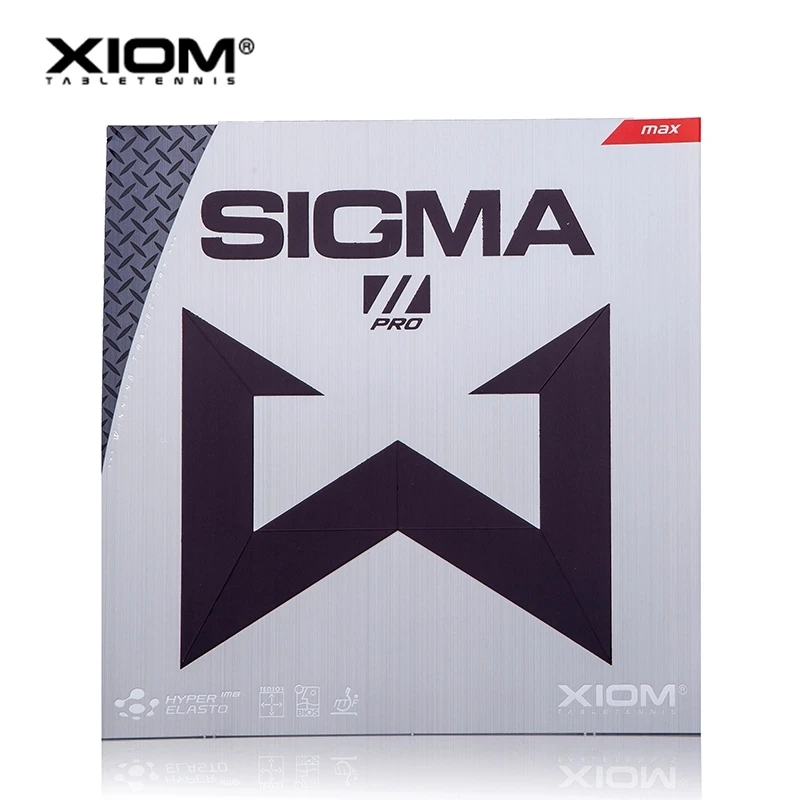 XIOM Table Tennis Rubber SIGMA 2 PRO Offensive Pimples in with sponge ping pong tenis de mesa |