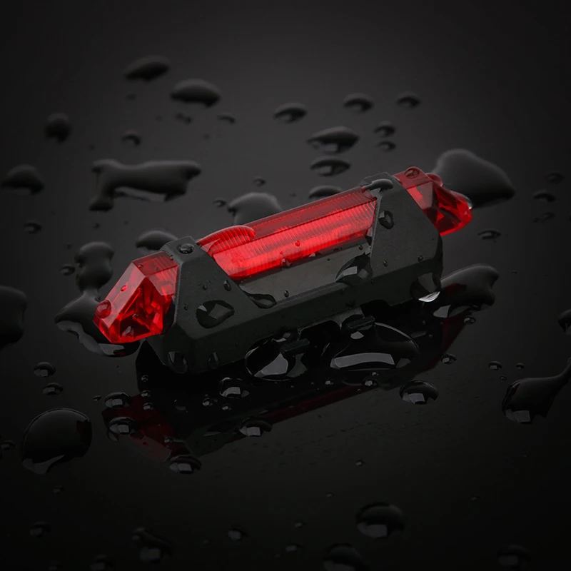 

Bike Bicycle light Rechargeable LED Taillight USB Rear Tail Safety Warning Cycling Portable Flash Light Super Bright No Battery