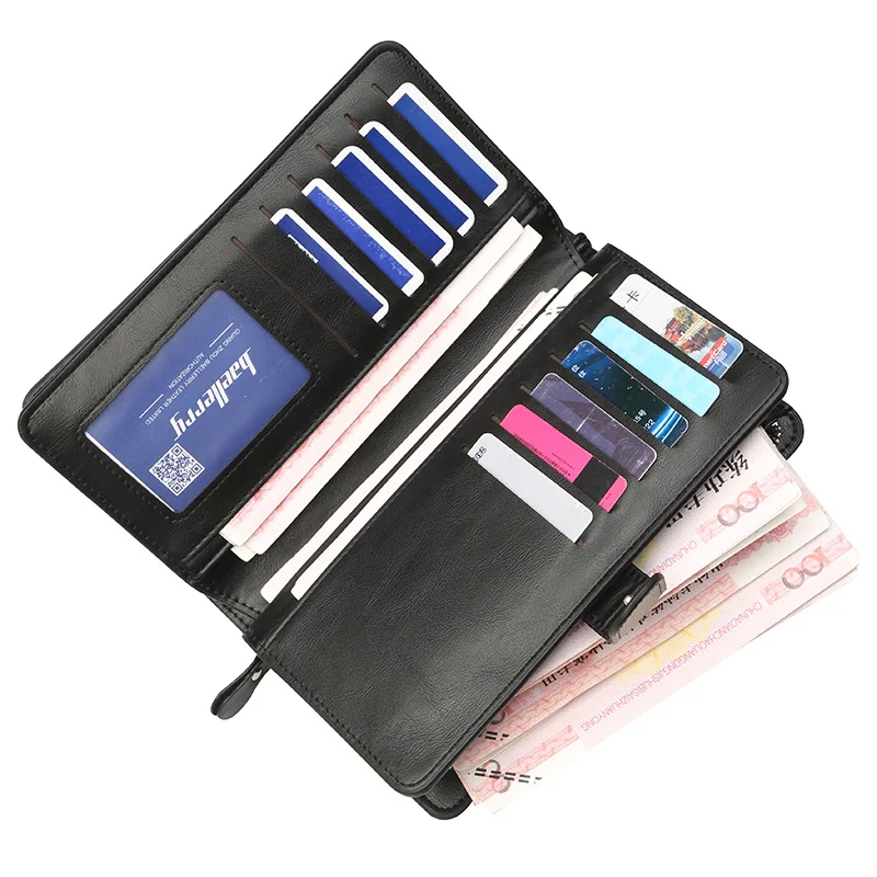 2019 Baellerry Pu Leather Wallet Luxury Brand Men Wallet Money Cell Phone  Women Purse