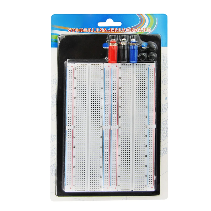 ZY204 Test Circuit Board Solderless Breadboard Protoboard 4 Bus Tie