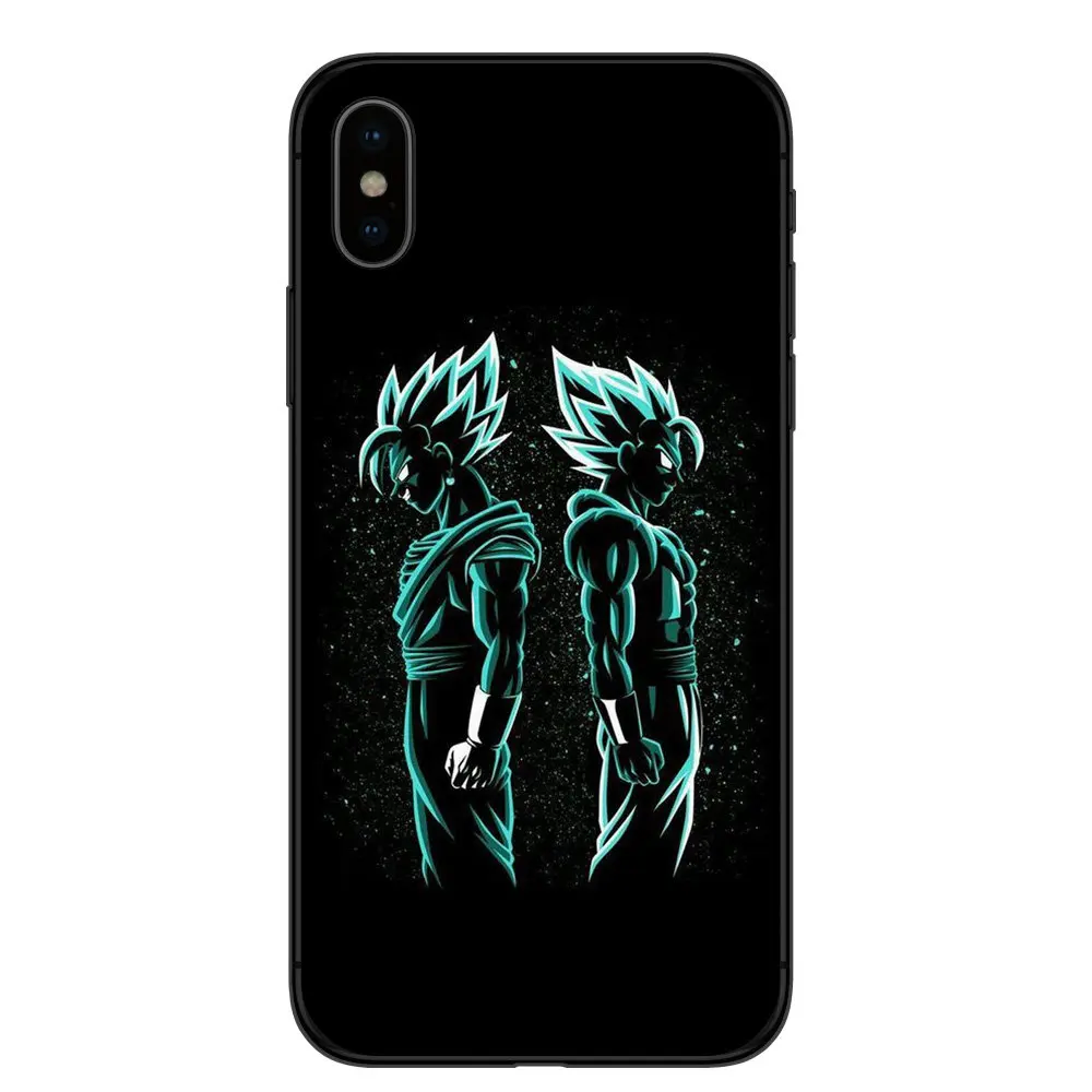 Dragon Ball Z Super DBZ Goku Fashion Coque для iPhone X XR XS MAX 8Plus 8 7Plus 7 6 6s plus 5s SE мягкий чехол для телефона ТПУ чехол Капа