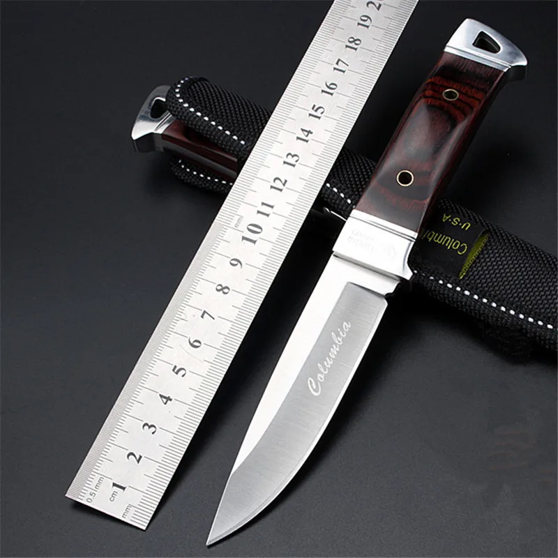 

2018 New Free Shipping Outdoor Fixed Tactical Pocket Sharp Small Hunting Knife Survival Camping Military Fruit Knives EDC Tools