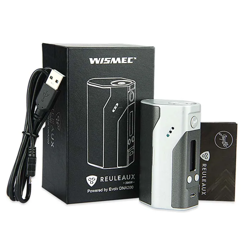 200 Вт Wismec рел DNA200 коробка мод TC/VW режим работает по технологии DNA200 510 нить электронная сигарета vs Rx200s TC мод