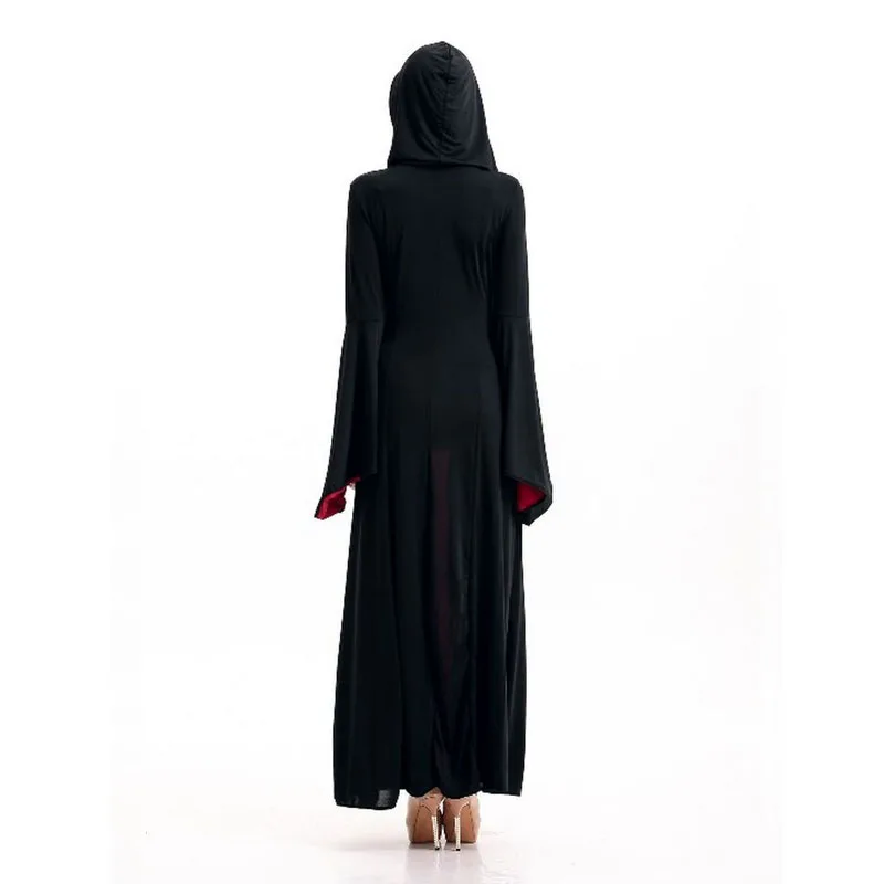 Coshome Medieval Cosplay Costumes Women Wizards Long Evening Dress Adult Halloween Princess Party Games Luxury Queen Gothic Clothing (5)