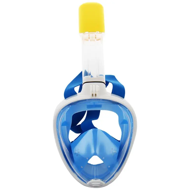 Для плавания дайвинга Сноркелинга полная лицевая маска поверхность Подводное для Gopro S/M Синий