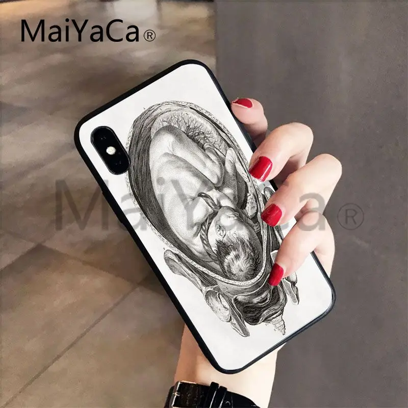 MaiYaCa для iphone 7 6 X Чехол Анатомия человека популярный чехол для телефона для iphone 8 8plus 7 7plus 6 6plus 5 5S 5c SE XS XR XSMAX чехол