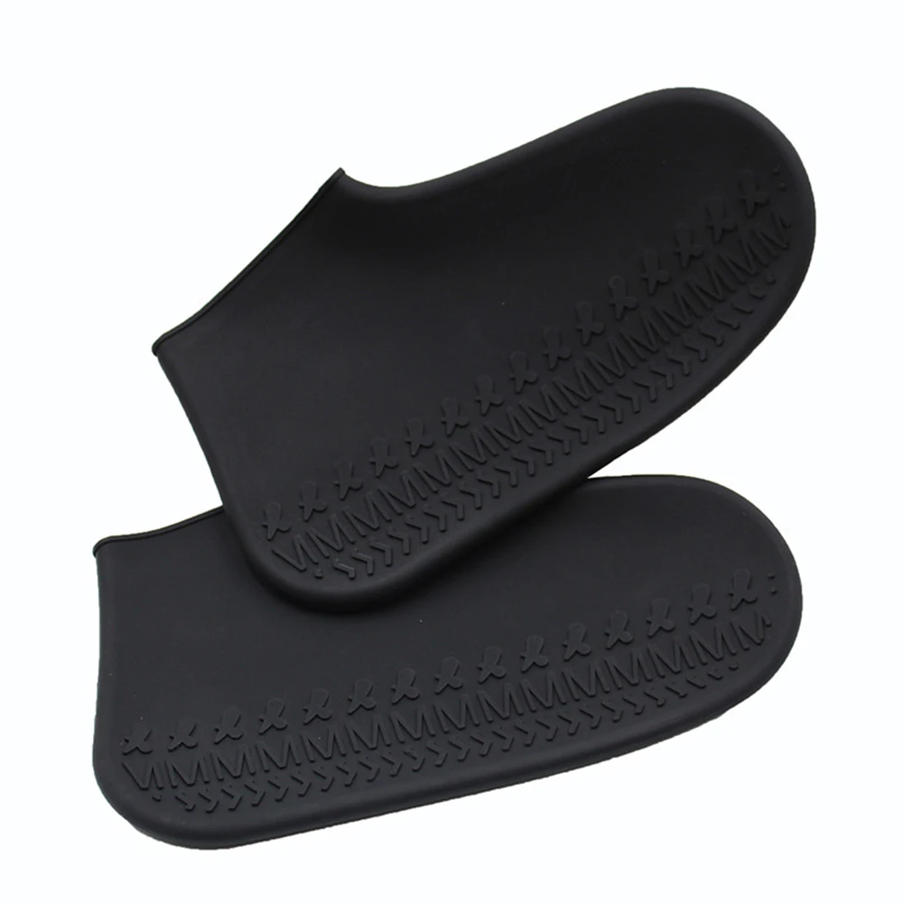 

Women Men Outdoor Non Slip Anti Rain Camping Waterproof Home Elastic Silicone Wear Resistant Shoe Cover Accessories Cycling
