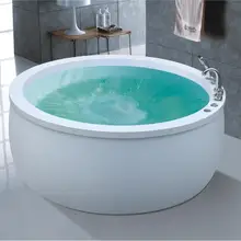 1600 мм круглый для серфинга из стекловолокна джакузи акриловый гидромассажный Водопад ванна NS1104