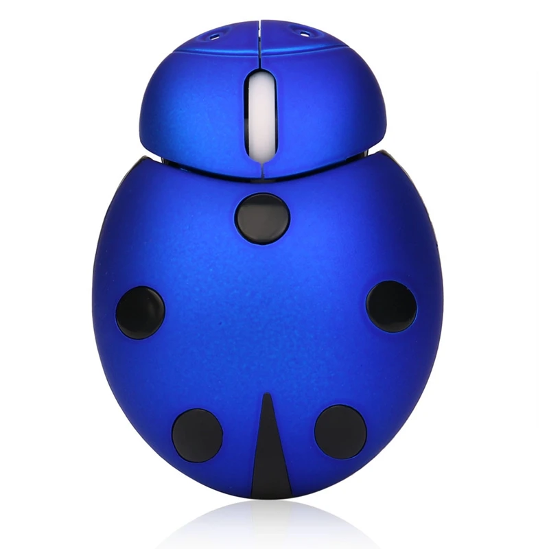 AAAJ 2.4Ghz Beetle Беспроводная Usb игровая мышь милые животные компьютерная без батареи
