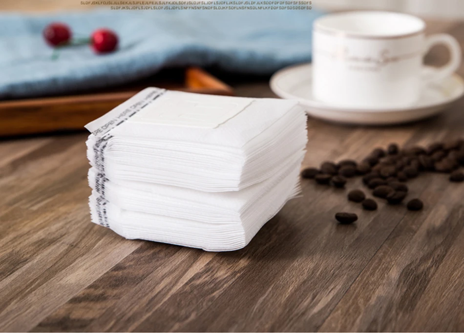 YRP 50 шт. портативный висячий ушной Стиль бумажные фильтры для кофе капельница кофе фильтр мешок дома к офис путешествия варить кофе