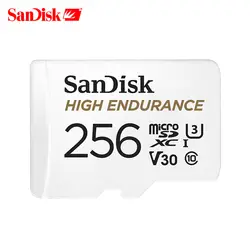 SanDisk высокая выносливость micro SD карта 256 ГБ 32 ГБ MicroSD карта памяти 128 Гб 64 Гб класс 10 U3 V30 Micro SDHC/SDXC флэш-карта 4 K HD