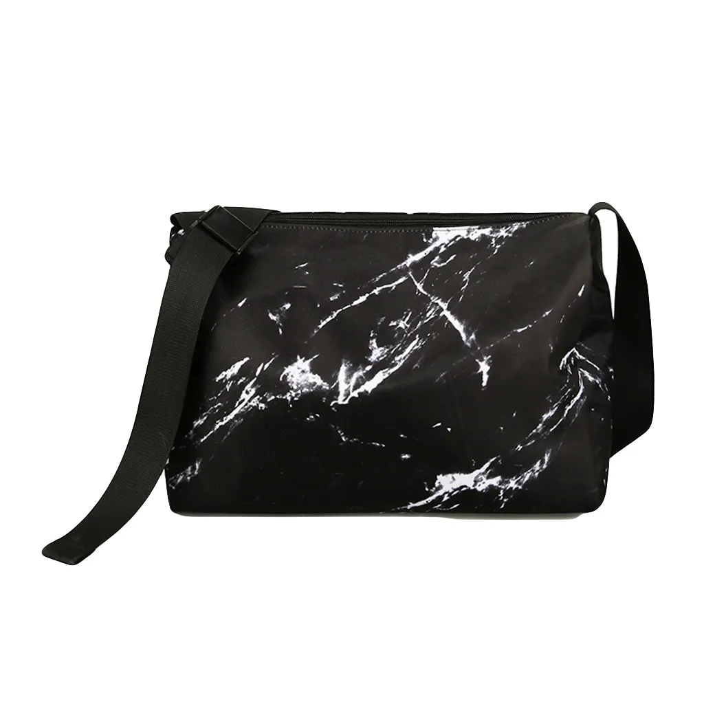 new women Handbag Unisex Marble Crossbody Waterproof Large Capacity Bag Package Shoulder Beach Bag#G8