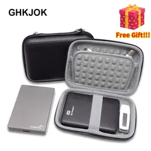 Портативный 2,5 дюймовый чехол для жесткого диска Защитная сумка для внешнего жесткого диска/наушников/u-диска/кабеля для передачи данных/банка питания сумка для хранения