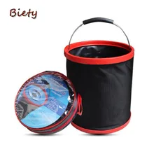 Складной ковшик сумка для воды 12L 2000 D Ткань Оксфорд Многофункциональный складной портативный умывальник для путешествий на открытом воздухе