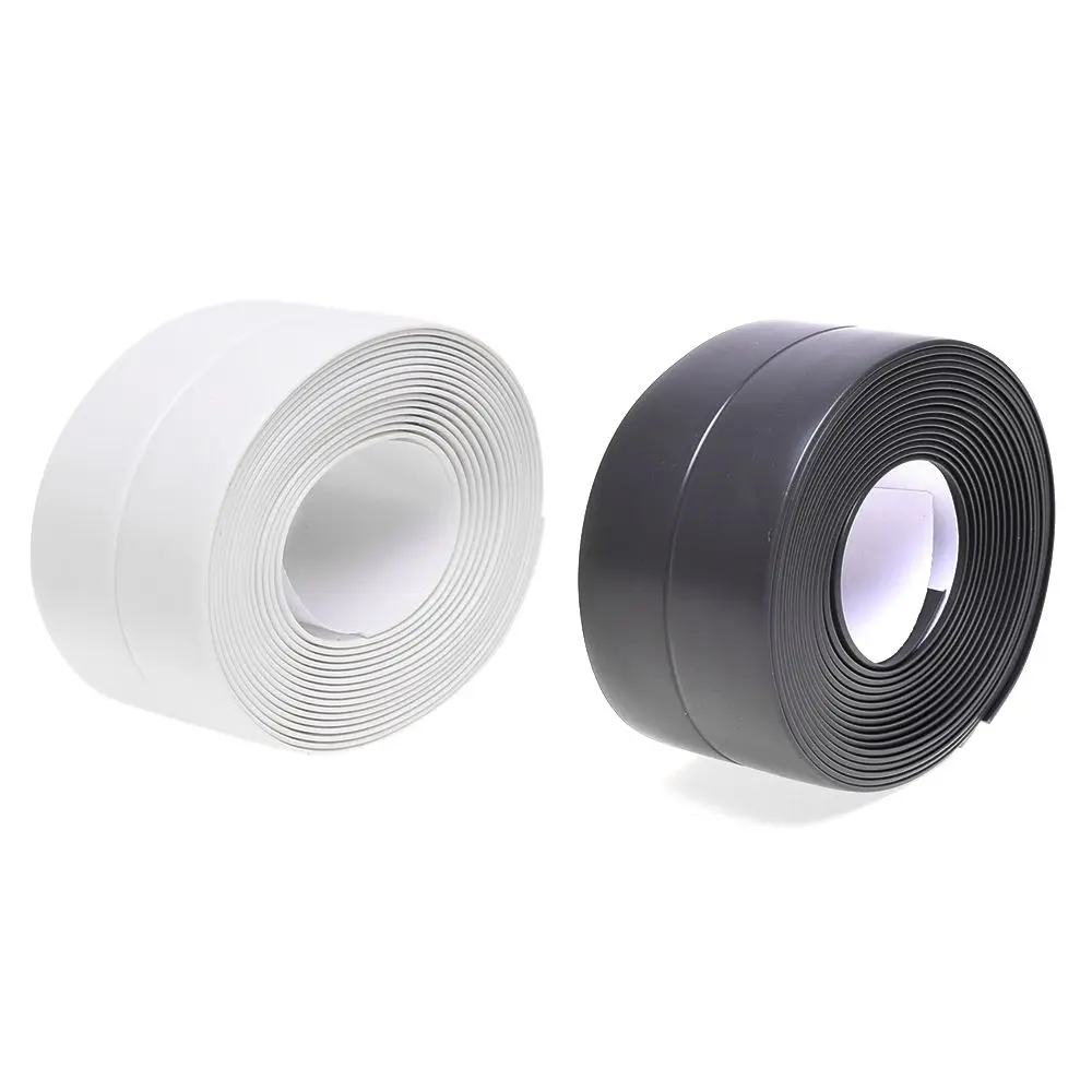 1 ROLL PVC Material Kitchen Bathroom Wall Sealing Tape Waterproof Mold