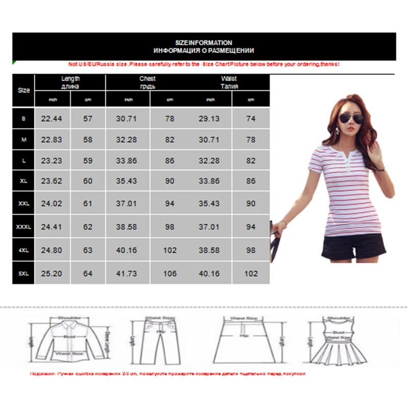 Летние женские топы размера плюс в полоску, тонкая футболка с v-образным вырезом и коротким рукавом, повседневный офисный Топ 5XL, женская одежда для путешествий