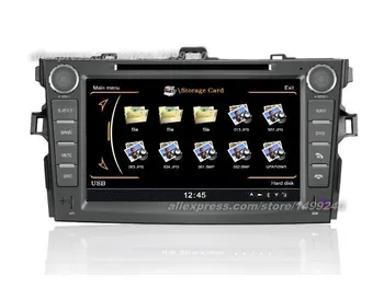 

Car GPS Navigation Multimedia Screen System For Toyota Corolla E140 E150 2007 2008 2009 2010 2011 2012 Stereo Radio DVD Player