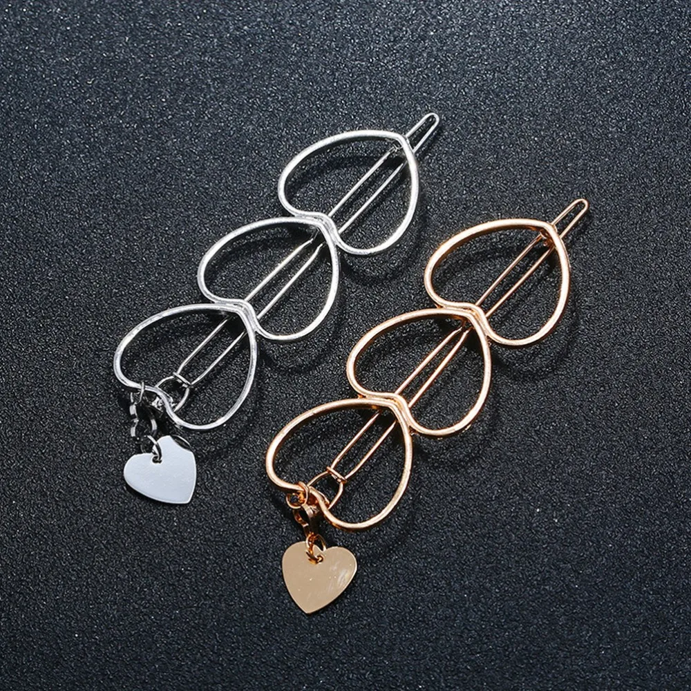 

M MISM Women Hair Accessories Five-pointed Star Heart Metal Hair Clips Hairpins Girls Holders Hairgrip Barrette Mollette Capelli