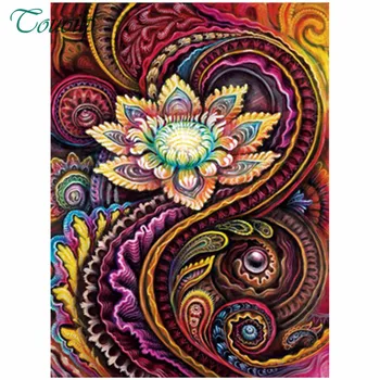 

5D Diamond Embroidery Abstract flower Diamond Painting Color Diamond Painting Cross Stitch Rhinestone Decoration Christmas gift