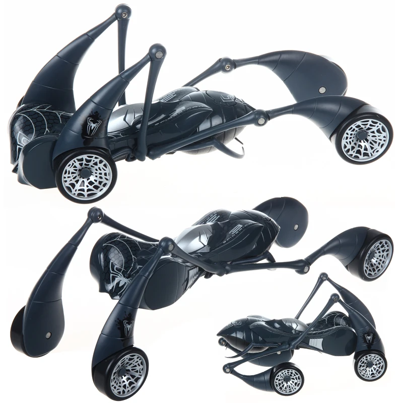 

Super Cool 2017 Spider Chariot Car Model Children Toy,High Quality Alloy + ABS Transform Water Spray Metal Spider Car Kids Gift