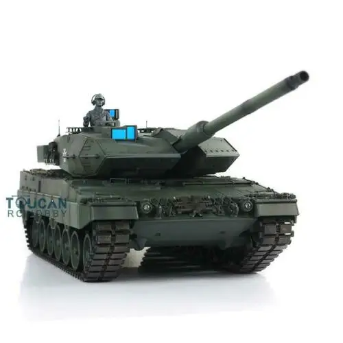 2,4G Henglong 1/16 6,0 Upgrade FPV модель Leopard2A6 rc Танк 3889 Вт/360 револьверная отдача ствола TH16210