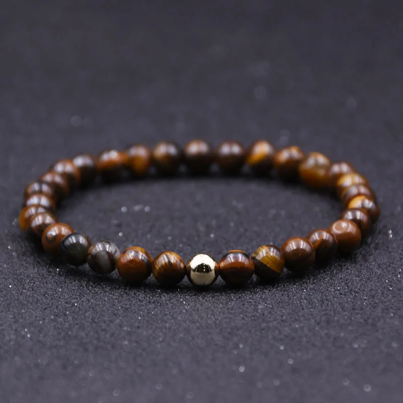 

6mm Lava Stone Beads Bracelet Men Strand Bracelets For Women Handmade 2019 Men Jewelry Charm Cuff Wristband Bileklik hot!!