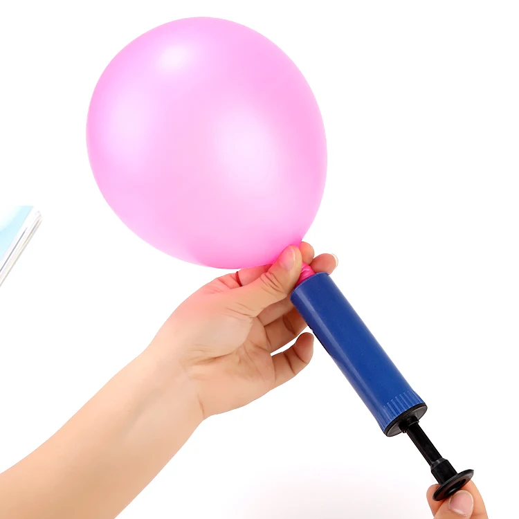 1PCS Balloon pump High quality Plastic Hand Held Ball Party Balloon Inflator Air Pump Portable Useful Balloon Decoration Tools