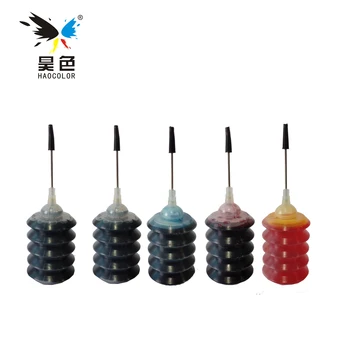 5ピース30ミリリットル水ベースのインク詰め替えインクキット用エプソン用hp用キヤノン用ブラザー用dellのデスクトップインクジェット詰め替えプリンタ