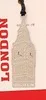 Мини Винтаж Европейский Американский Творческий места исторический интерес Эйфелева башня закладки для книг подарок творческих канцелярских - Цвет: Big Ben in London