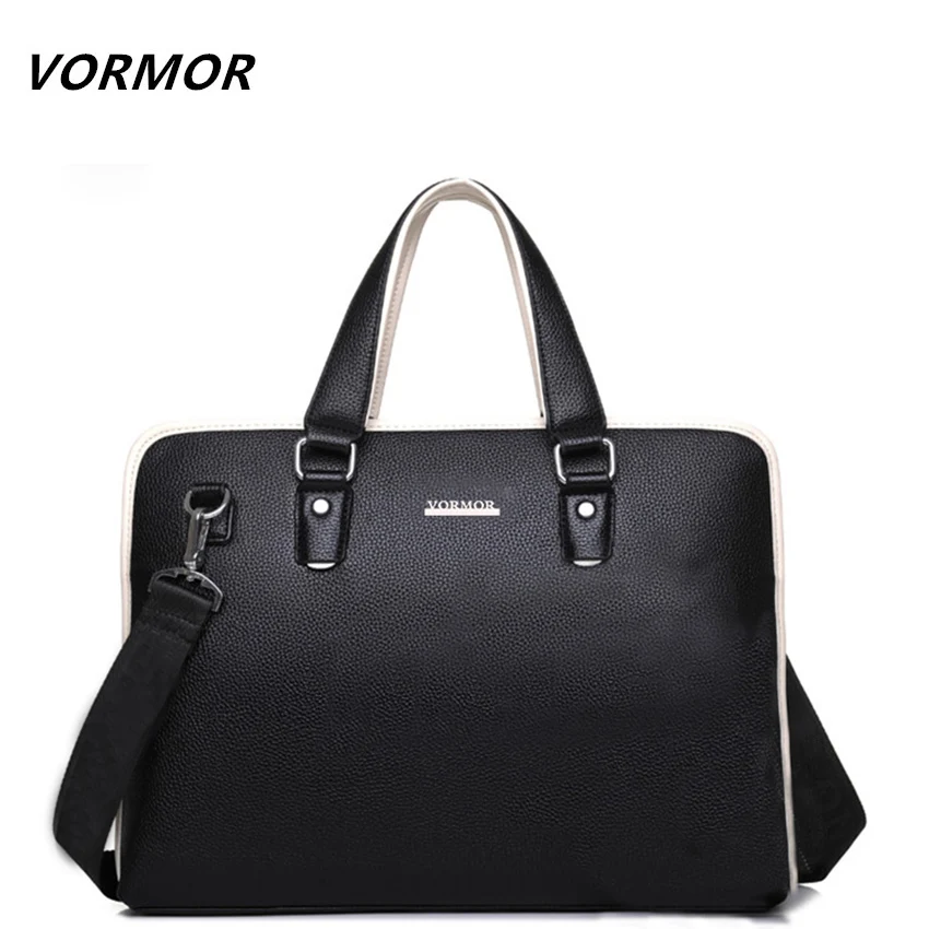 

VORMOR New Arrival Fashion Business Leather Men Messenger Bags Promotional Medium Crossbody Vintage Shoulder Bag Casual Man Bag