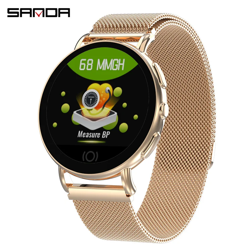 

SANDA Smart Watch Men ip68 Waterproof Heart Rate Monitor Activity Fitness Tracker Men Women Smartwatch Android IOS