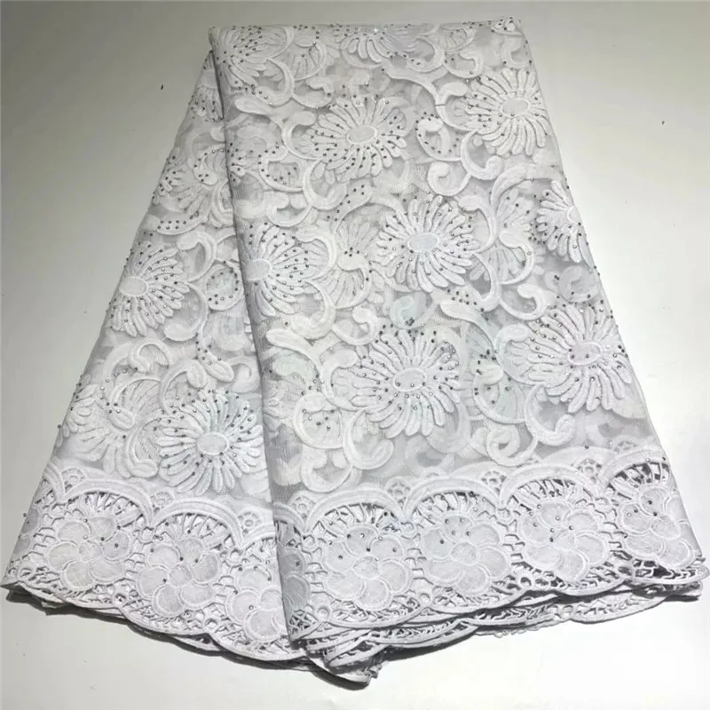 

African Laces Fabric Embroidered nigerian Guipure French Lace Fabric High quality 2019 African French Net Lace Fabric ZQ061960