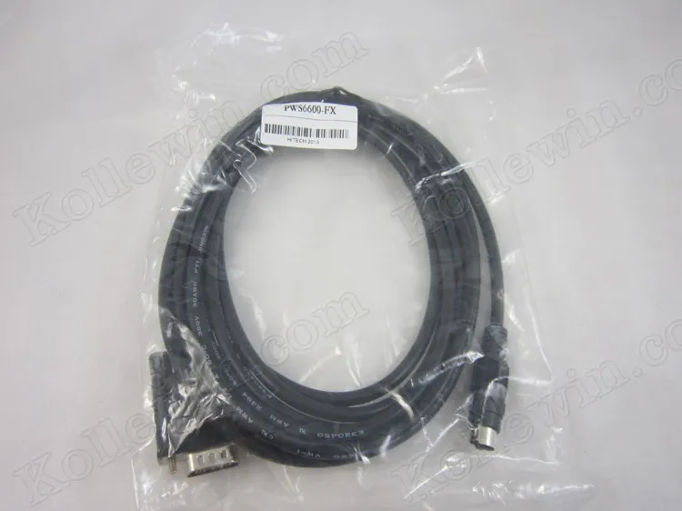 FreeShip OEM Compatible PWS6600-FX Cable to connect HITECH Touch Panel hmi PWS6600(New) and FX2N/FX1N/FX1S PWS6600FX | Обустройство