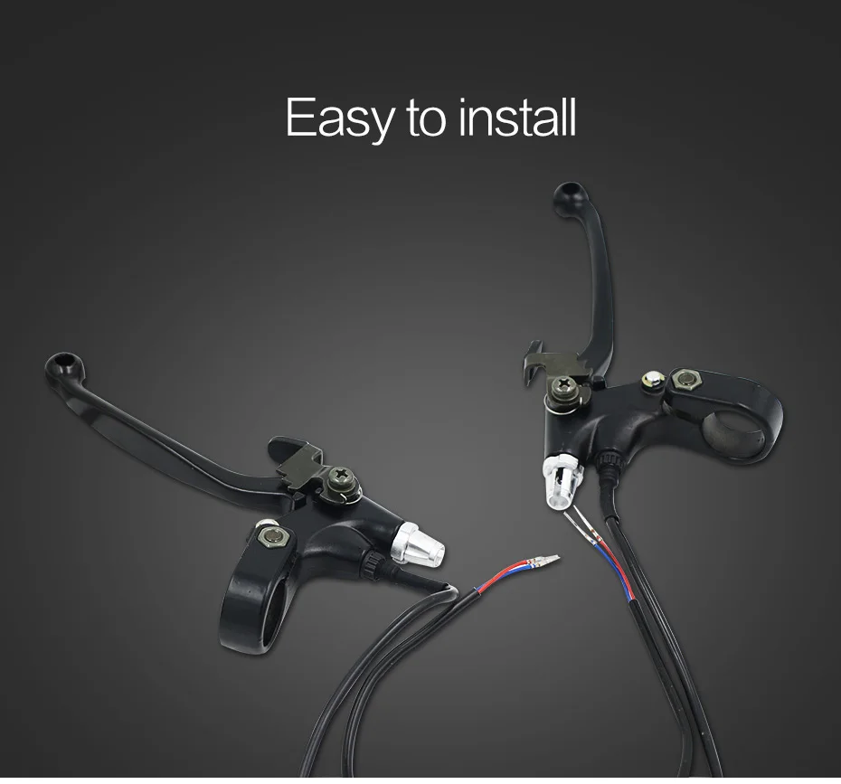 Discount Electric Bicycle Brake Lever With Parking Function Cut Off Electricity Power Safety Assured Ebike Brake Bisiklet Aksesuar 2