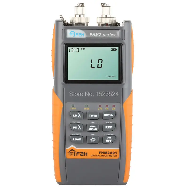 

Grandway FHM2A02 Fiber Optic Multimeter Optical Power Meter+Optical Light Source 1310/1490/1550nm