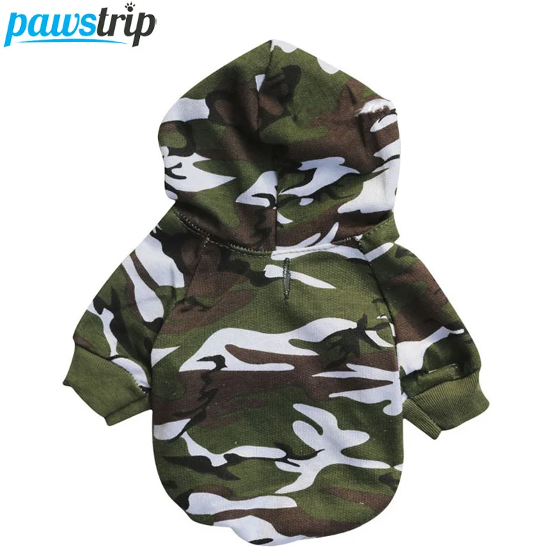

3 Colors Camo Dog Hoodie Coat Spring Summer Pet Puppy Clothes For Small Dogs