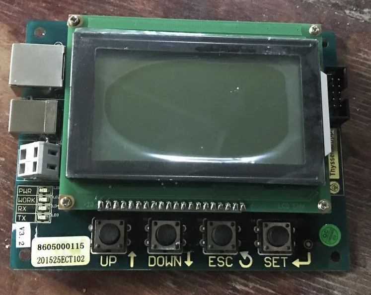 

Thyssen Elevator Escalator Parts, Thyssen Escalator programme Board, Thyssen Escalator Error Display Board ECT-01-D