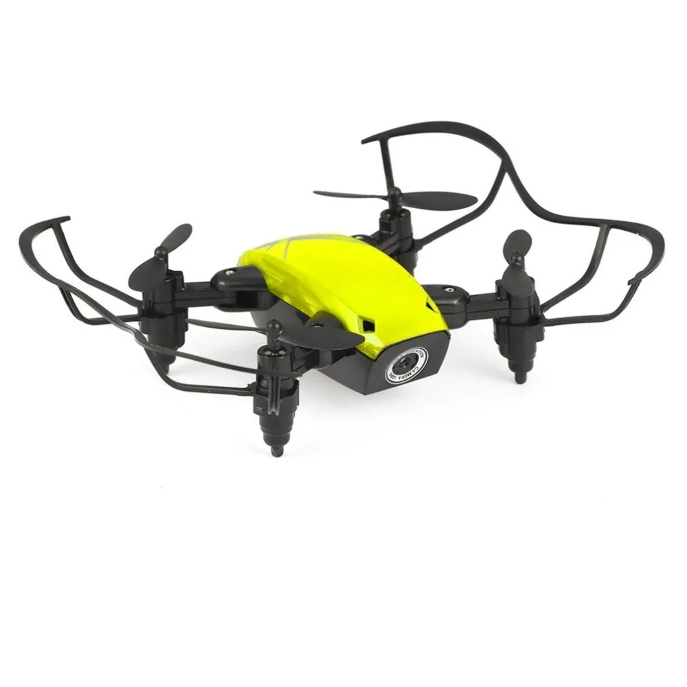 S9/S9W(камера) drone2.4 g мини складной Дрон 360 градусов флип один ключ возврат Безголовый режим H/L переключатель скорости RC Квадрокоптер с светильник