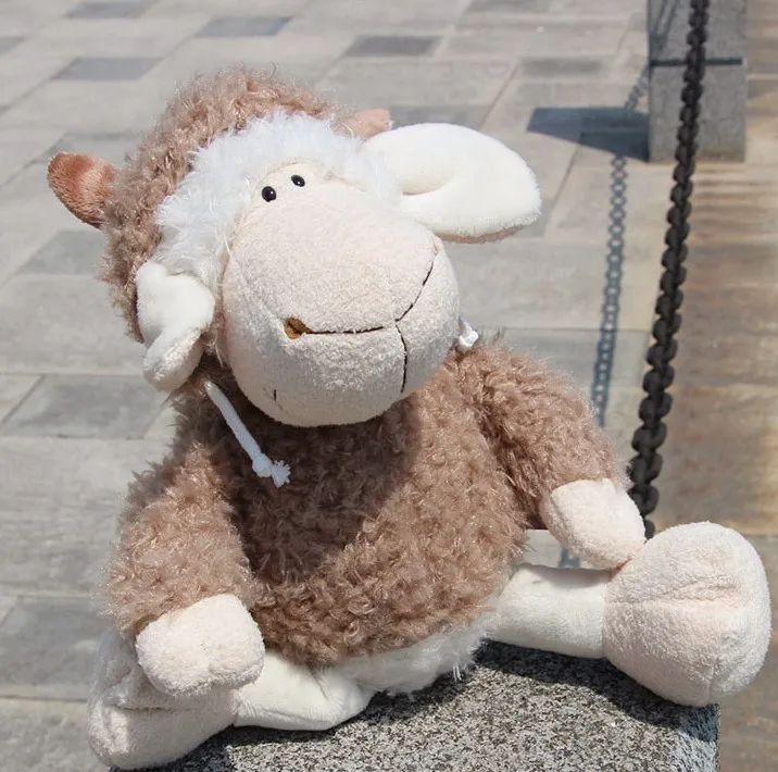 

Sale 45cm Cartoon Sheep Shawn Plush Toys Plush kawaii cotton Animal Sheep Plush Dolls Toys for Kids .