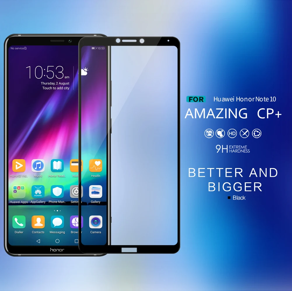 Nillkin CP + стекло для huawei Honor Примечание 10 Anti-Explosion полная защитная пленка закаленное