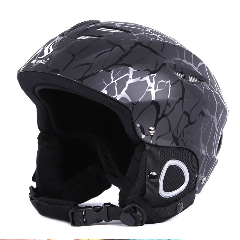 

Professional Adult Youth Sports Helmets Skiing Helmet Ski & Snowboard Cool Balck Motorcycle Head Protect Winter Helmet P15