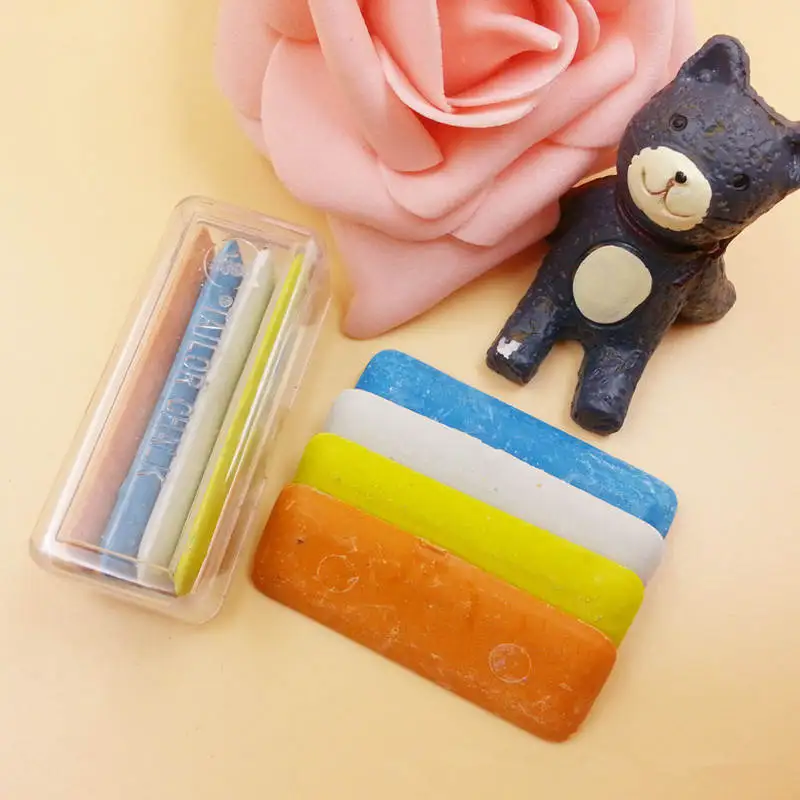 

4 PCs/Pack Random Color Tailor Chalk Fabric Sewing Dressmakers Clothing Pattern Making Chalk Sewing Tailors Tools Accessory