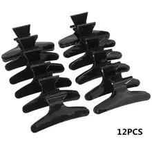 BellyLady 12 шт. Pro салон бабочка зажимы для волос коготь клип Пластик заколки прическа Инструменты для укладки парикмахерских инструментов