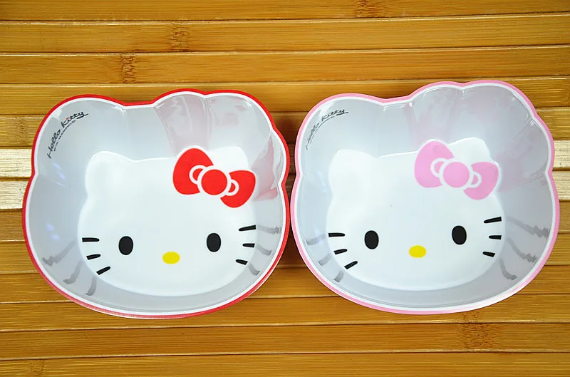 Детский подарок милый мультяшный hello kitty детский набор посуды детский суп практичная детская посуда