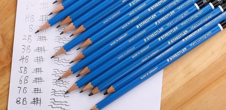 [STAEDTLER] 100 синяя серия карандашей для эскизов карандашей сделано в Германии карандаши для рисования 20 шт