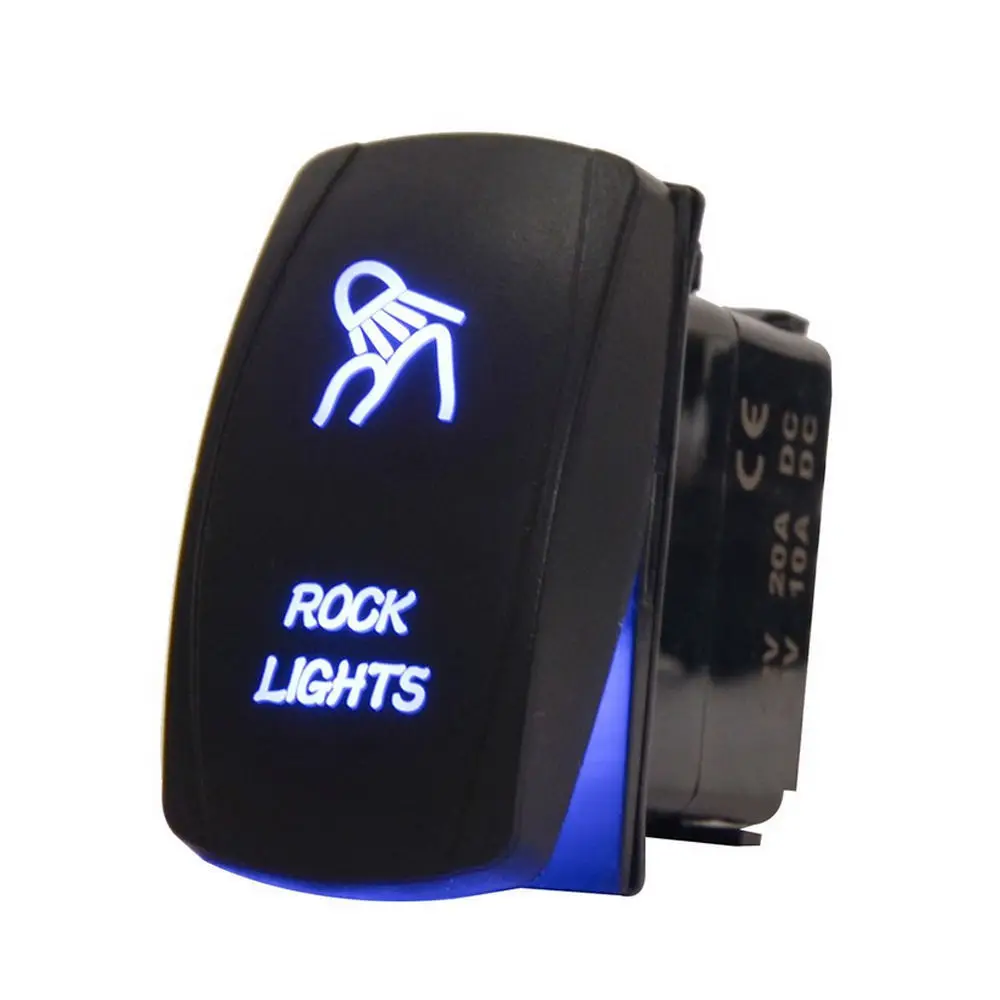 12V 20A 5Pin Laser Bar Rocker Toggle Switch LED Zombie Lights Lamp Car Sales