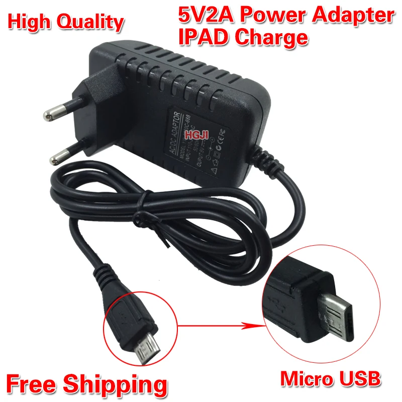 1 шт. DC5V2A Ras PI2 Raspberry PI адаптер питания USB зарядное устройство 5V2A источник с Micro 5Pin