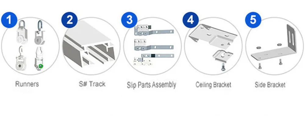 Xiaomi Super Silent Electric Curtain Track for Xiaomi Aqara Motor ZNCLDJ11LM, Xiaomi Automatic Curtain Rail System,MI HOME APP